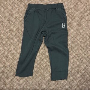 Kids Black Sweatpants with Logo